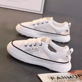 Ladies Shoes Sneakers Athletic Red Women Footwear Lace Up Low Sports Y2k Fashion Cotton Stylish Offer A Vulcanized For 39 35