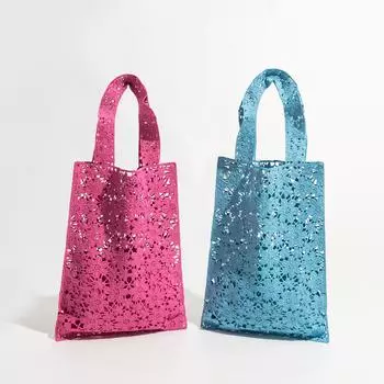 Женская сумка через плечо, роскошная летняя пляжная сумка, милая модная сумка с полым цветком, элегантная сумка, большая сумка для покупок чёрный