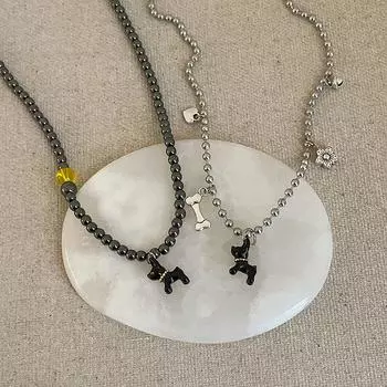 Ladies simple pendant beaded necklace personality fashion temperament sweater chain