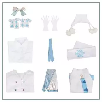 Ladies Snow Miku Cape Festivals Cosplay Decoration Costume Clothes Performance S