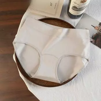 Ladies Spring Cotton Breathable 10A Antibacterial Extended Crotch Panties L