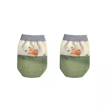 Ladies Summer Half Half Drag Shallow Mouth Cotton Silicone Non Slip Non Off Invisible Socks 1 pair