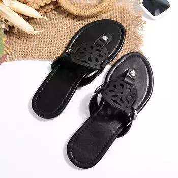 Женские летние сандалии Модные повседневные туфли на плоской подошве в стиле ретро Босоножки с кристаллами Повседневные сандалии Женские пляжные шлепанцы Желейные туфли 41 коричневый