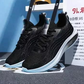 Ladies Trainers Comfortable Sneakers Women Luxury Height-High Shoes Woman Autumn Winter 2024 Vulcanize Shoes For Women Tennis 35 черный серый