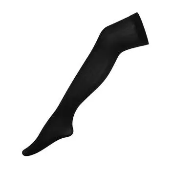 Ladies Women Black White Skinny Stockings Sexy Stocking Over Knee Thigh High Long Cotton Stockings