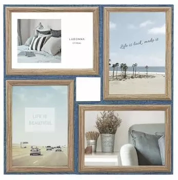 LADONNA AVANTI Фоторамка Деревянная L x 4 083893 Темно-синий DF85-40-NV Четырехсторонняя