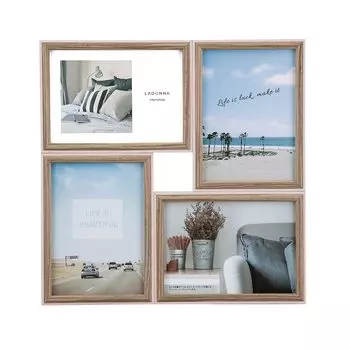 LADONNA Photo Frame Photo Holder AVANTI 2L 4 Sides Ivory DF85-2L-40-IV слоновая кость