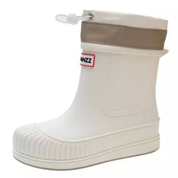 Lady Rain Boots Fashion Non-slip Soft Comfort Waterproof Rain Boots Women Outdoor Hiking School Rainy Days On Foot Camping 36