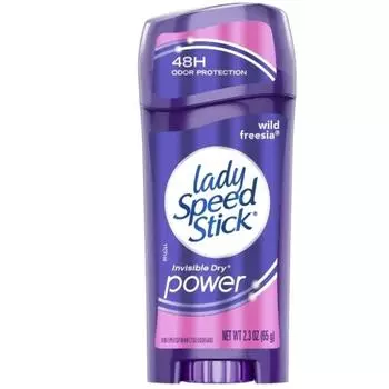 Lady Speed Stick Invisible Dry Power Wild Freesia Fragrance, 65 г, 1 шт.