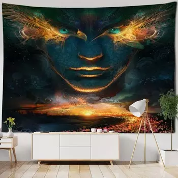 Laeacco японский гобелен с цветением вишни розовый настенное крепление Фудзи гобелен древний храм принт украшения дома 100x75cm