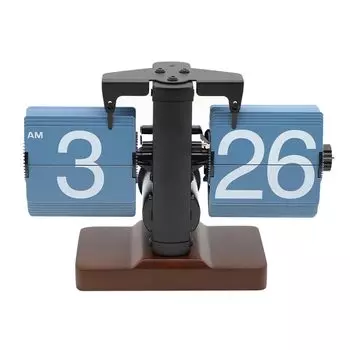 LAEYI перекидные часы, хлопающие деревянные настольные часы, деревянные ретро-настольные часы, стильный подарок, интерьерные перекидные настольные часы, подарок для парня и друга