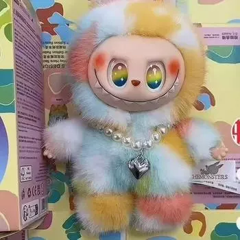 LAFUFU 20 см Плюшевое украшение с ожерельем, Куклы-фигурки в слепой коробке Рождественский подарок 20cm