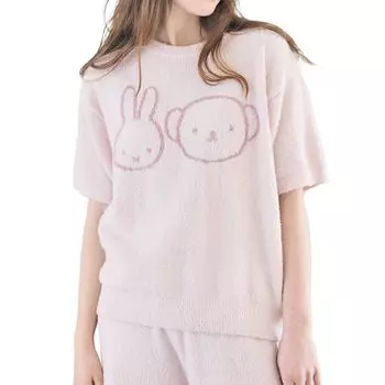 Lafuku Miffy Fluffy Short Pants Sold Size M Women s Pajamas, Sleeves, Loungewear, Separately, Pink, розовый