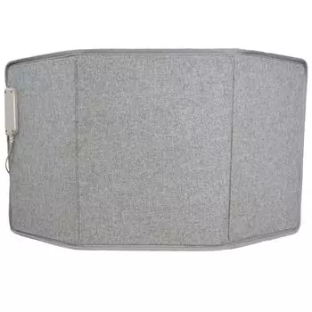 LaFuture Дальний инфракрасный панельный обогреватель Настольный обогреватель Энергосберегающий обогрев Обогрев ног Не сушит (Ткань Серая)