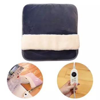 Lafuture Foot Foot Electric Foot Энергосберегающий обогреватель, грелка, грелка, отдых, моющийся, отопление, экономия, (Темно-серый) темно-серого