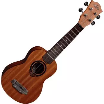 LAG Guitars Lug Soprano Ukulele TIKI UKU 8 SOPRANO Специальный французский дизайн Красивая текстура дерева В комплект входит чехол