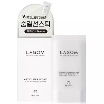 Lagom Airy Velvet Sun Stick SPF50+ PA++++, 18g, 1 piece