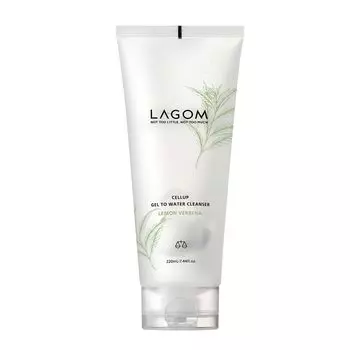 LAGOM Gel to Water Cleanser с ароматом лимона и вербены, утреннее очищающее средство для лица, очищающий гель для лица 220 мл, японский оригинальный продукт