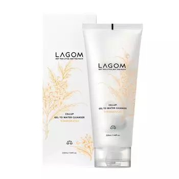LAGOM Gel to Water Osmanthus Morning Facial Очищающее средство для лица, японский оригинальный продукт, очищающее средство, аромат, гель, 220 мл, чистый