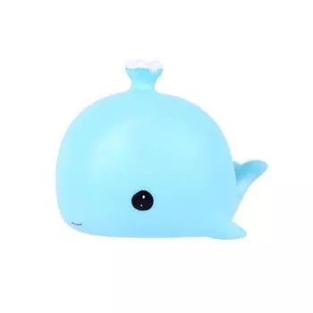 Lai Lighting Симпатичная форма Кит Ночной светодиодный светильник на батарейках Детская лампа для спальни