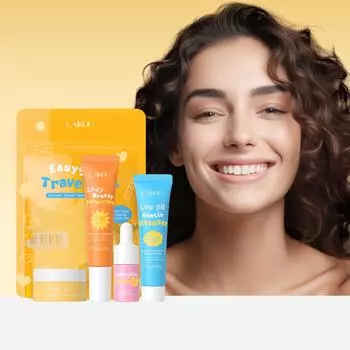 LAIKOU Ceramide Travel Suit 4-х предметный мини-набор для ухода за кожей лица 4-piece set