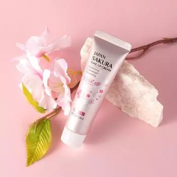 LAIKOU Japan Sakura Tone Up Cream, маскирующий пятна, осветляющий 30 г