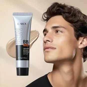 LAIKOU мужской BB-крем 30 г, 4 цвета, консилер, тон кожи и макияж 160 Brightening Skin