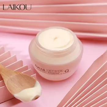 LAIKOU Snail Essence Cream 50g Освежающий увлажняющий крем 50g
