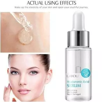 LAIKOU Увлажняющая сыворотка для лица с антивозрастным эффектом на основе гиалуроновой кислоты 17мл 17ml