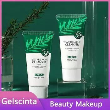 LAIKOU Увлажняющее очищающее молочко и очищающее средство с чайным деревом 50g