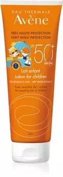 lait solaire enfants SPF 50+ TU прозрачный