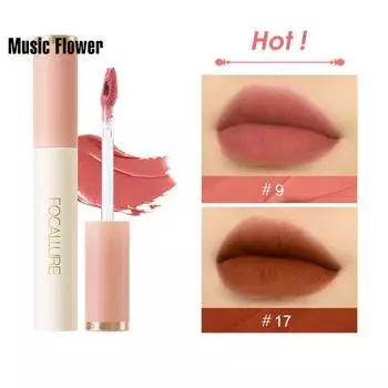 Лак для губ 2,4 г, водонепроницаемый, бархатный, увлажняющий, улучшенный, матовый, долговечный, с антипригарным покрытием, легко окрашивается 1