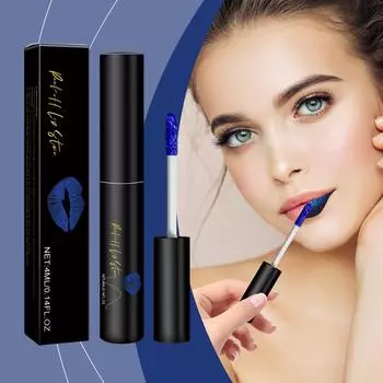 Лак для губ эффективно и надолго увлажняет губы. Подходит для всех типов кожи. Макияж губ держится весь день.4 мл One size синий