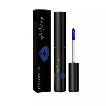 Лак для губ эффективно и надолго увлажняет губы. Подходит для всех типов кожи. Макияж губ держится весь день.4 мл синий
