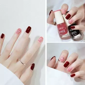 Лак для ногтей, 8 мл, быстросохнущий, не раздражающий, яркий цвет, отличная насыщенность, длительный эффект, декоративный водостойкий лак для ногтей O