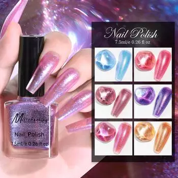 Лак для ногтей Chameleon Fantasy, маслянистый, не отслаивающийся, без запаха, не требующий выпекания, не выцветающий лак для ногтей