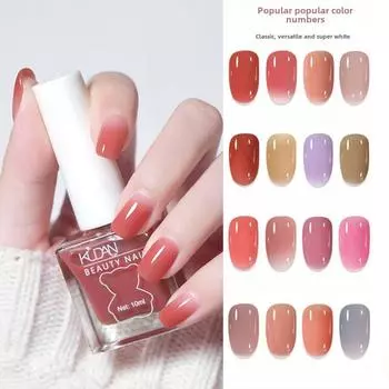 Лак для ногтей Ice-clear на водной основе, не требует выпекания, быстросохнущий, долговечный, отрывающийся лак для ногтей