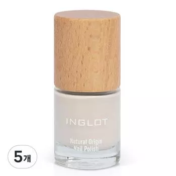 Лак для ногтей Inglot Natural Origin 8 мл, 001 FRESH START, 5 шт.