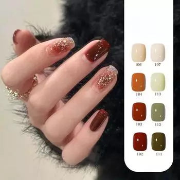 Лак для ногтей Maillard Коричневый лак для ногтей