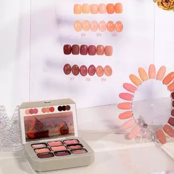 Лак для ногтей Нежная текстура Без запаха Легкий постоянный Быстросохнущий Твердый гель для ногтей Принадлежности для ногтей 1