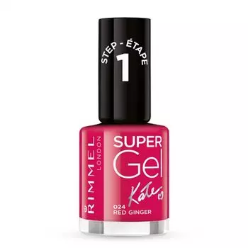 Лак для ногтей Rimmel London Supergel Kate 024 Красный имбирь