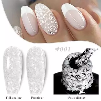 Лак для ногтей Sakura Sequin, гель-лак для дизайна ногтей, специальный светотерапевтический лак для ногтей