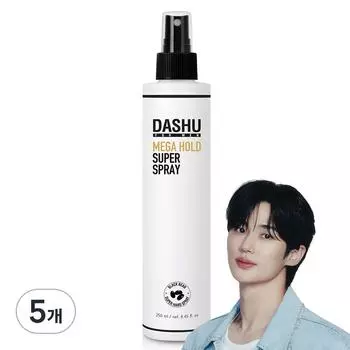 Лак для волос Dashu for Men Premium Mega Hold Super, 250 мл, 5 шт.