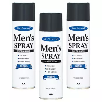 Лак для волос MANDOM Super Hard Styling Agent 275 г x 3 флакона для мужчин