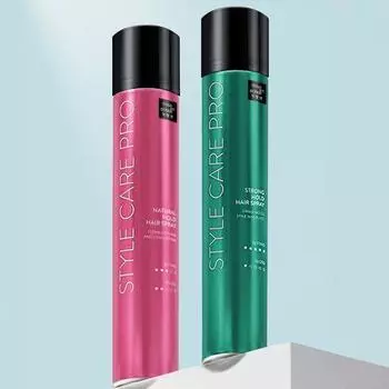 Лак для волос «Мизансцена» Style Care Pro 300 мл (Естественная фиксация/Сильная фиксация) Выберите 1 Natural Spray 300ml