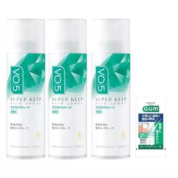 Лак для волос VO5 Super Keep без запаха 330 г x 3 флакона с бонусом [Extra Hard]