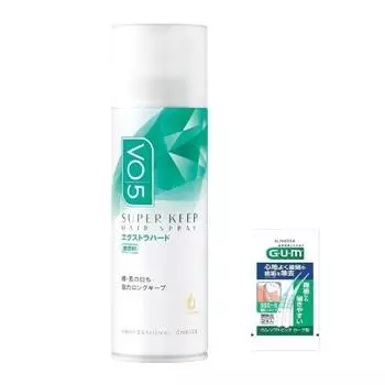 Лак для волос VO5 Super Keep [Extra Hard] без запаха 1 флакон белого цвета 330 г + бонус включен