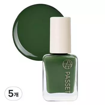 Лак Facet Celeb Nail Color Manicure, 63 успокаивающий зеленый, 7 мл, 5 шт.