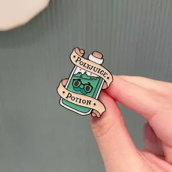 Лак Потион Эмаль Булавки Многоцветный Милый Украшение Подарочный синий