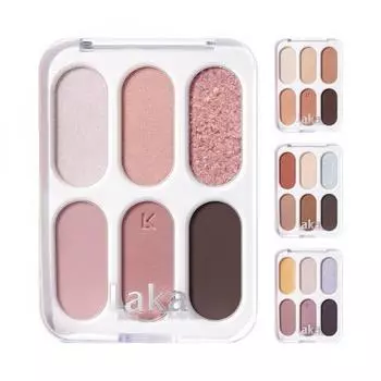 Laka [новый] Палитра теней для век Laka Forever 6 Выберите 1 из 4 01 Beginning